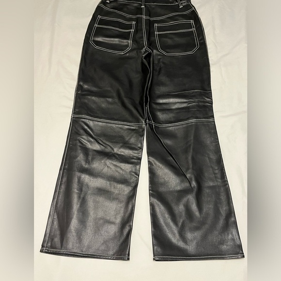 Free People We The Free The It Factor Vegan Leather Pants - Picture 10 of 15